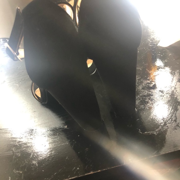 Bamboo Heels Size 10 Black - Picture 4 of 4